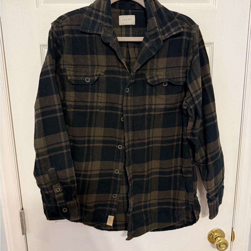 Jachs Dark Plaid Shirt